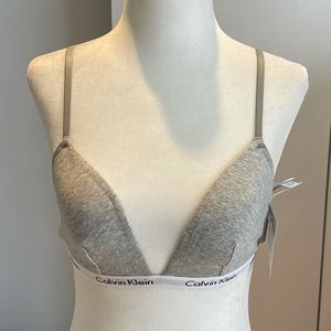 NWT Calvin Klein triangle bralette